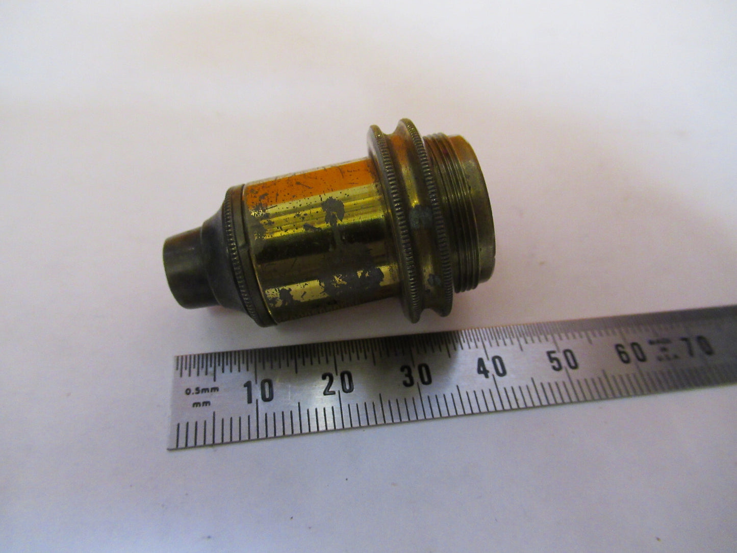 ANTIQUE SWIFT LONDON LENS BRASS OBJECTIVE MICROSCOPE AS PICTURED 47-FD-05