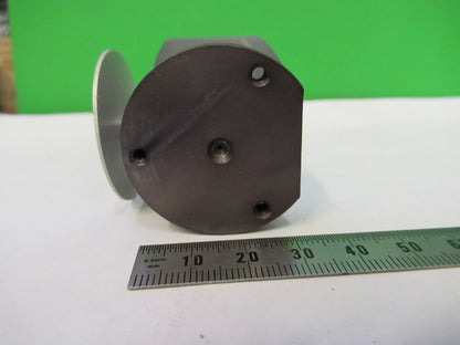 AUS JENA GERMANY MIRROR FLAT OPTICS MICROSCOPE PART AS PICTURED T2-A-64