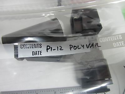 MICROSCOPE PART POLYVAR REICHERT LEICA DETECTOR ASSEMBLY AS IS BIN#P1-12