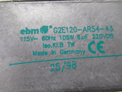Ebm Cooling Fan Air Extractor G2E120-AR54-43 Germany