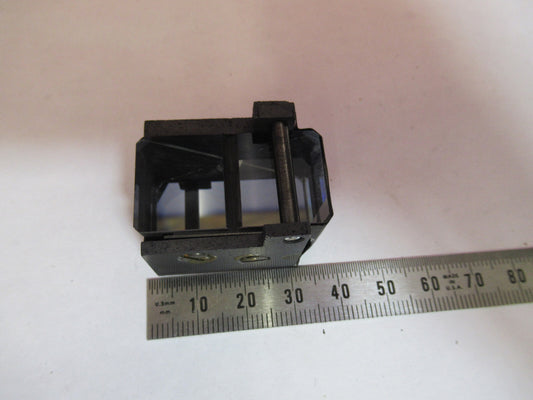 KYOWA JAPAN HEAD GLASS PRISM OPTICS MICROSCOPE PART AS PICTURED T9-A-55