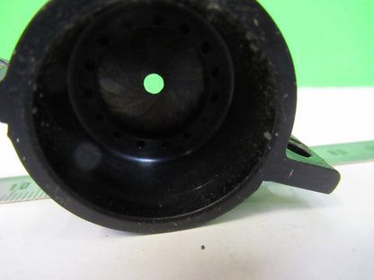 LEITZ GERMANY DIAPHRAGM IRIS ASSEMBLY MICROSCOPE PART AS PICTURED X9-B-74