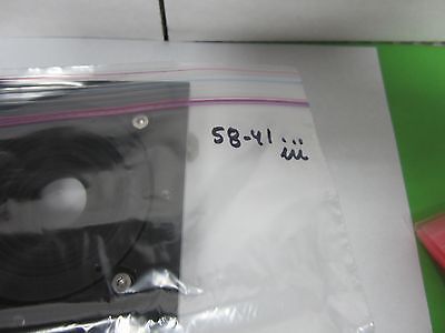 OPTICAL NEWPORT LENS / FILTER MOUNT LASER OPTICS AS IS BIN#58-41