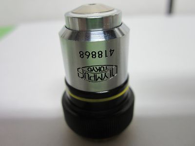 MICROSCOPE OBJECTIVE OLYMPUS MPLAN 20X OPTICS #5K-H-22