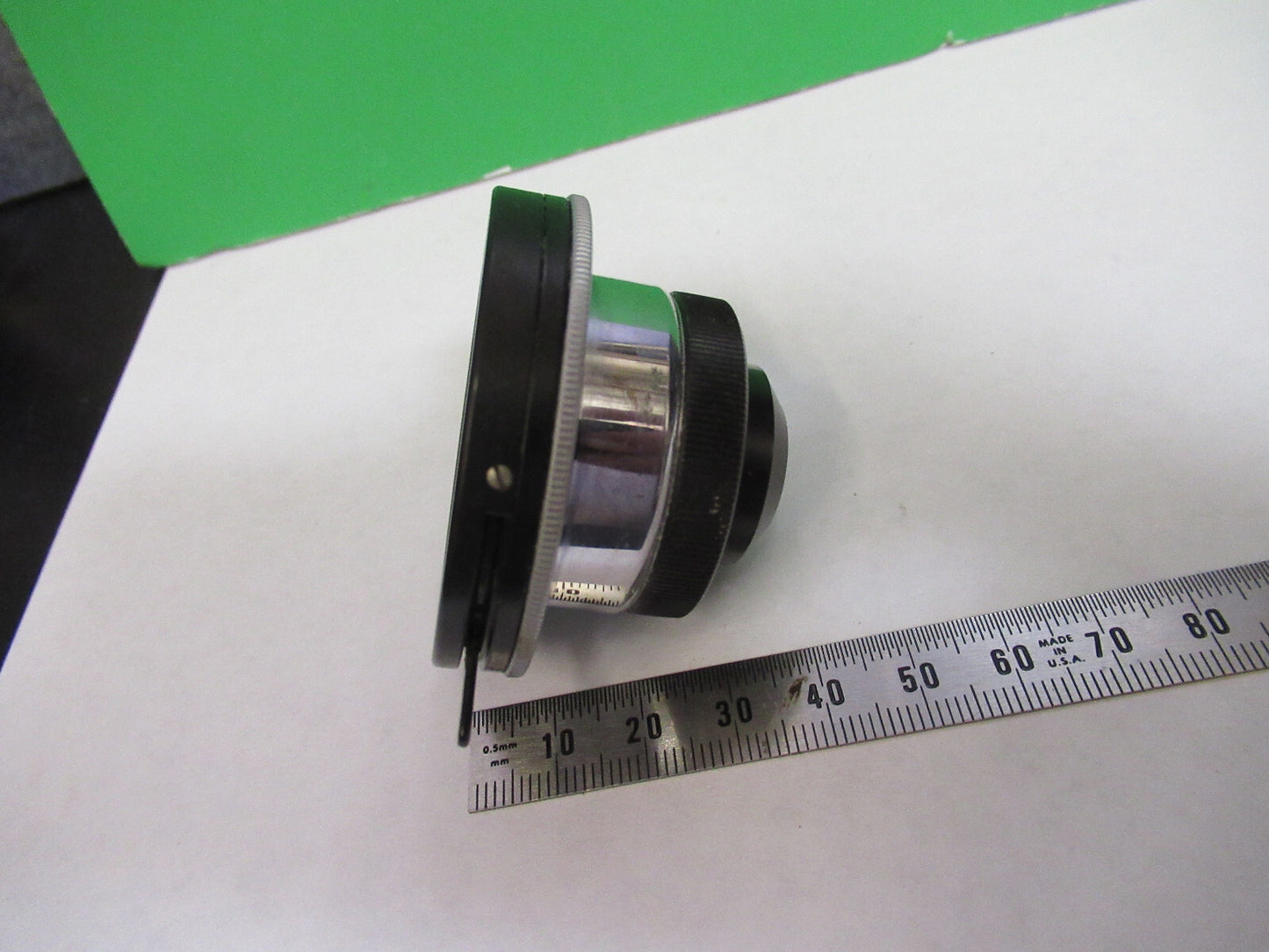 OLYMPUS JAPAN CONDENSER IRIS OPTICS MICROSCOPE PART AS PICTURED G8-A-37
