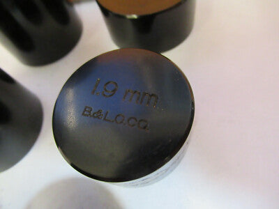 BAUSCH LOMB LOT  EMPTY OBJECTIVE CANS MICROSCOPE PART AS PICTURED &P5-A-64