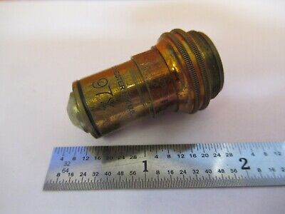 ANTIQUE BAUSCH LOMB 97X 1.9mm OBJECTIVE MICROSCOPE PART AS PICTURED &7B-B-10