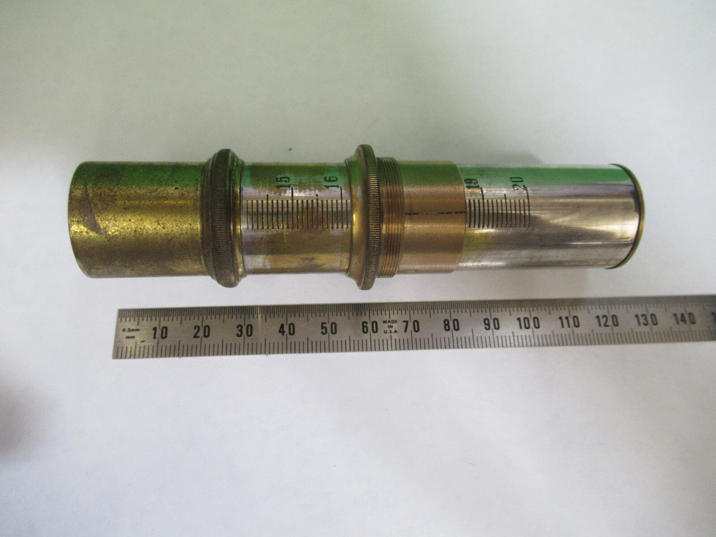 Ernst Leitz Germany Tubus Brass Antique Microscope Part