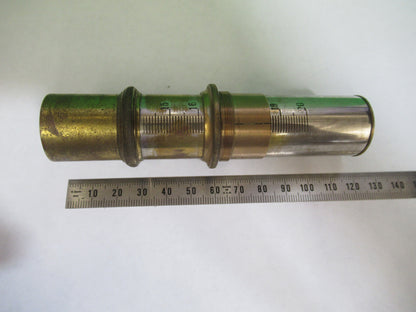 Ernst Leitz Germany Tubus Brass Antique Microscope Part