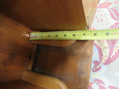 Antique Bausch & Lomb Empty Wood Cabinet Microscope Parts Crime