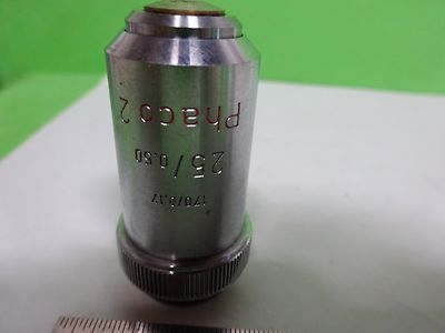 MIKROSKOPTEIL LEITZ GERMANY PHACO OBJECTIVE 25X OPTICS AS IS BIN#11-E-13