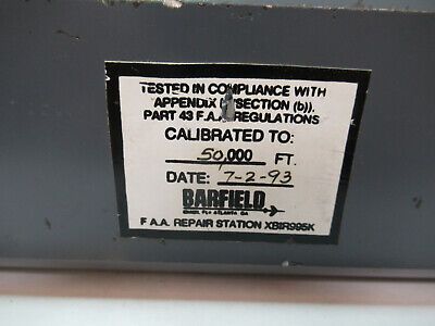 FOR PARTS EMPTY SHELL ALTIMETER KOLLSMANS A4361710 AIRCRAFT AS PICTURED &F6-B-41