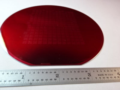 COLLECTABLE SEMICONDUCTOR WAFER SILICON WITH COMPONENTS NICE AS IS #83-A-26