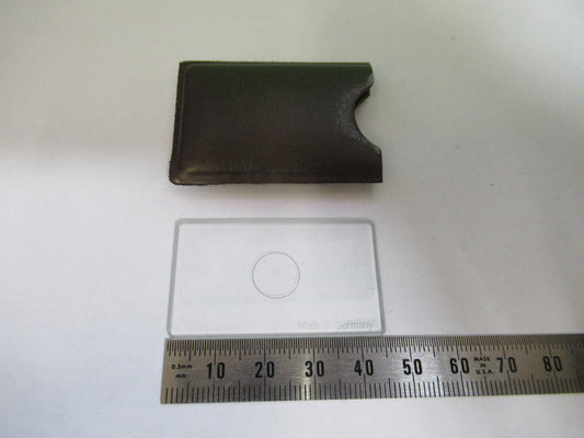 Carl Zeiss AG Germany Crosshair Reticle Lens Microscope Part