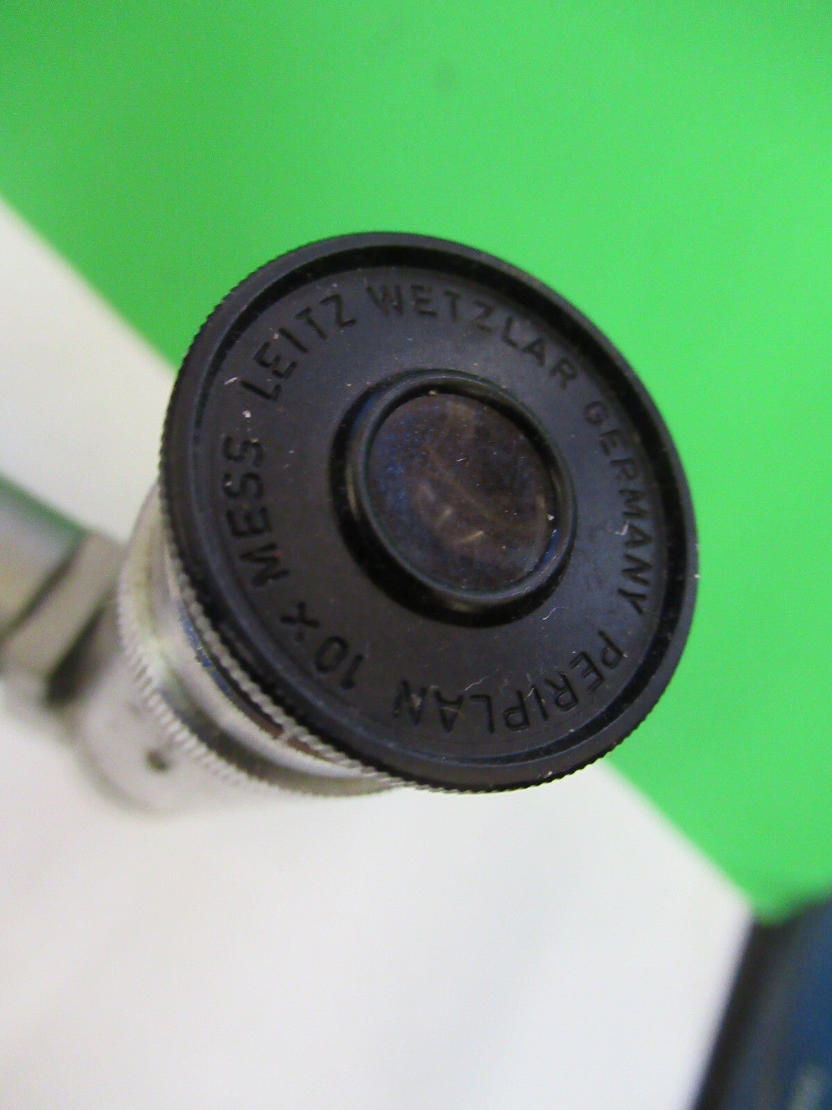 RARE ERNST LEITZ WETZLAR 10X LENS DEVICE MICROSCOPE PART PICTURED S1-B-59