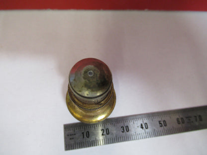 Antique Brass Koristka Italy Objective 8 Microscope Part