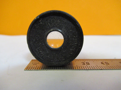 ANTIQUE LEITZ 10X GERMANY EYEPIECE OPTICS MICROSCOPE PART AS PICTURED S4-B-40
