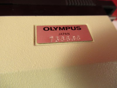 OLYMPUS JAPAN BINOCULAR HEAD MICROSCOPE PART OPTICS AS PICTURED &FT-2-42