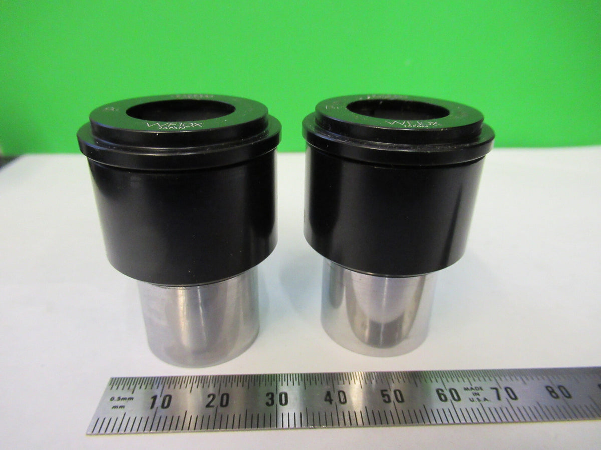 Olympus Japan Pair Wf 10X Eyepiece Ocular Microscope Part