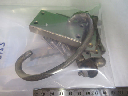ANTIQUE CARL ZEISS GERMANY LOCK + HINGES MICROSCOPE PART AS PICTURED B7-B-06