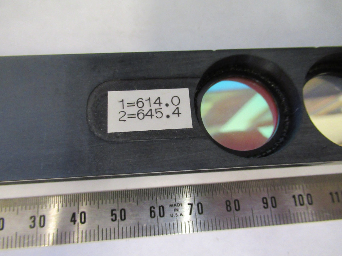 ZYGO INTERFEROMETER FILTER SLIDE OPTICS MICROSCOPE PART AS PICTURED T2-A-60