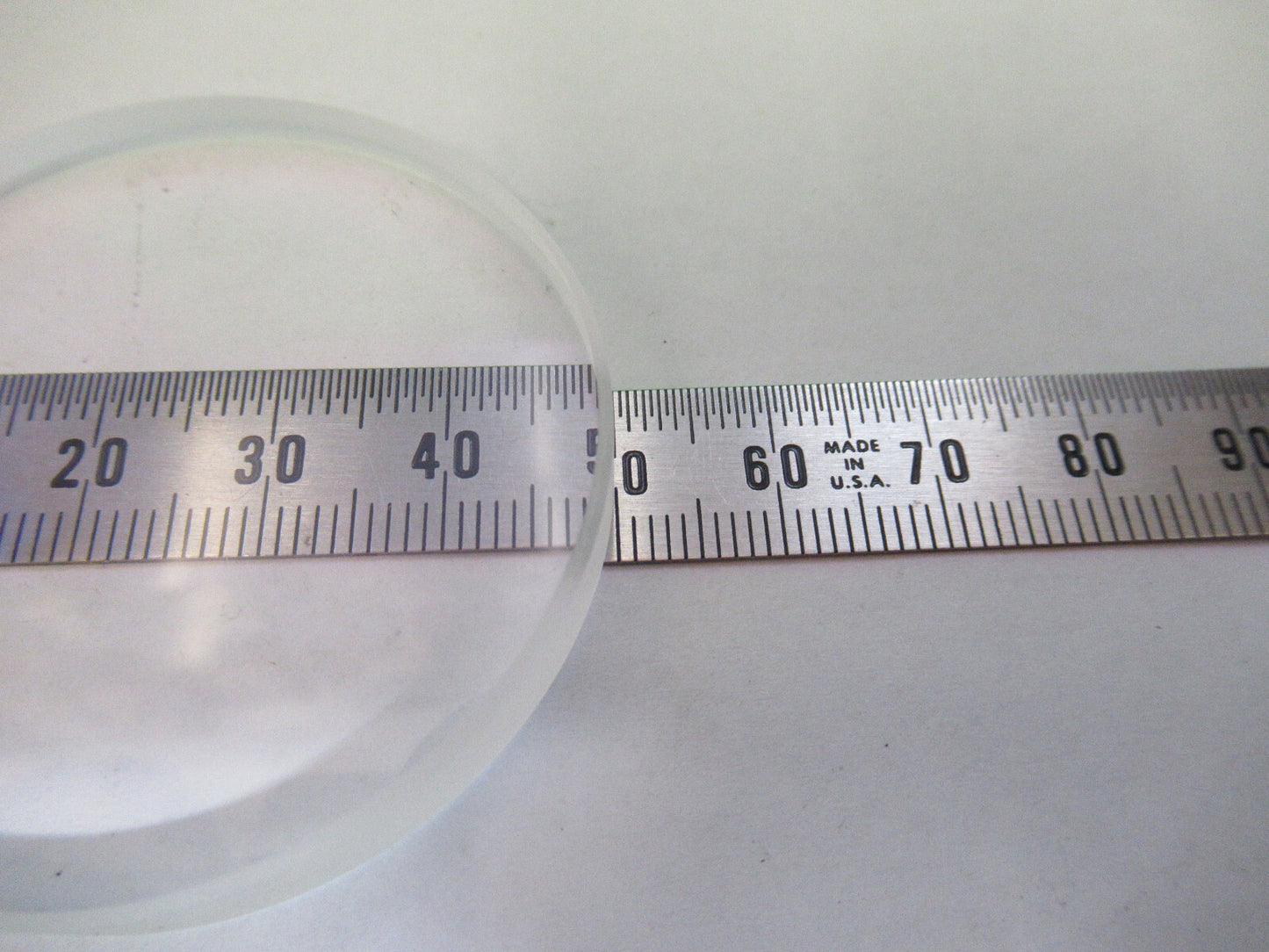 OPTICAL FLAT MIL SPEC BK7 GLASS THICK OPTICS AS PICTURED 80-B-23
