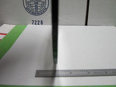 OPTICAL COATED LARGE 7.5" DIAMETER FILTER ANDV1077 LASER OPTICS AS IS BN#Q4-R-39