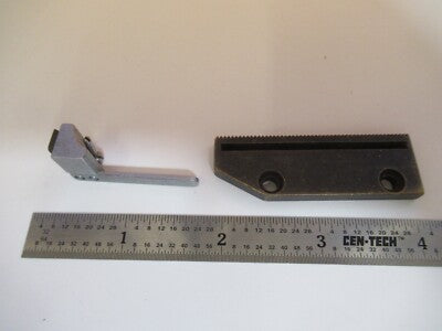 LOT CLIP + BRASS GEAR ANTIQUE MICROSCOPE PART AS PICTURED &1E-C-81