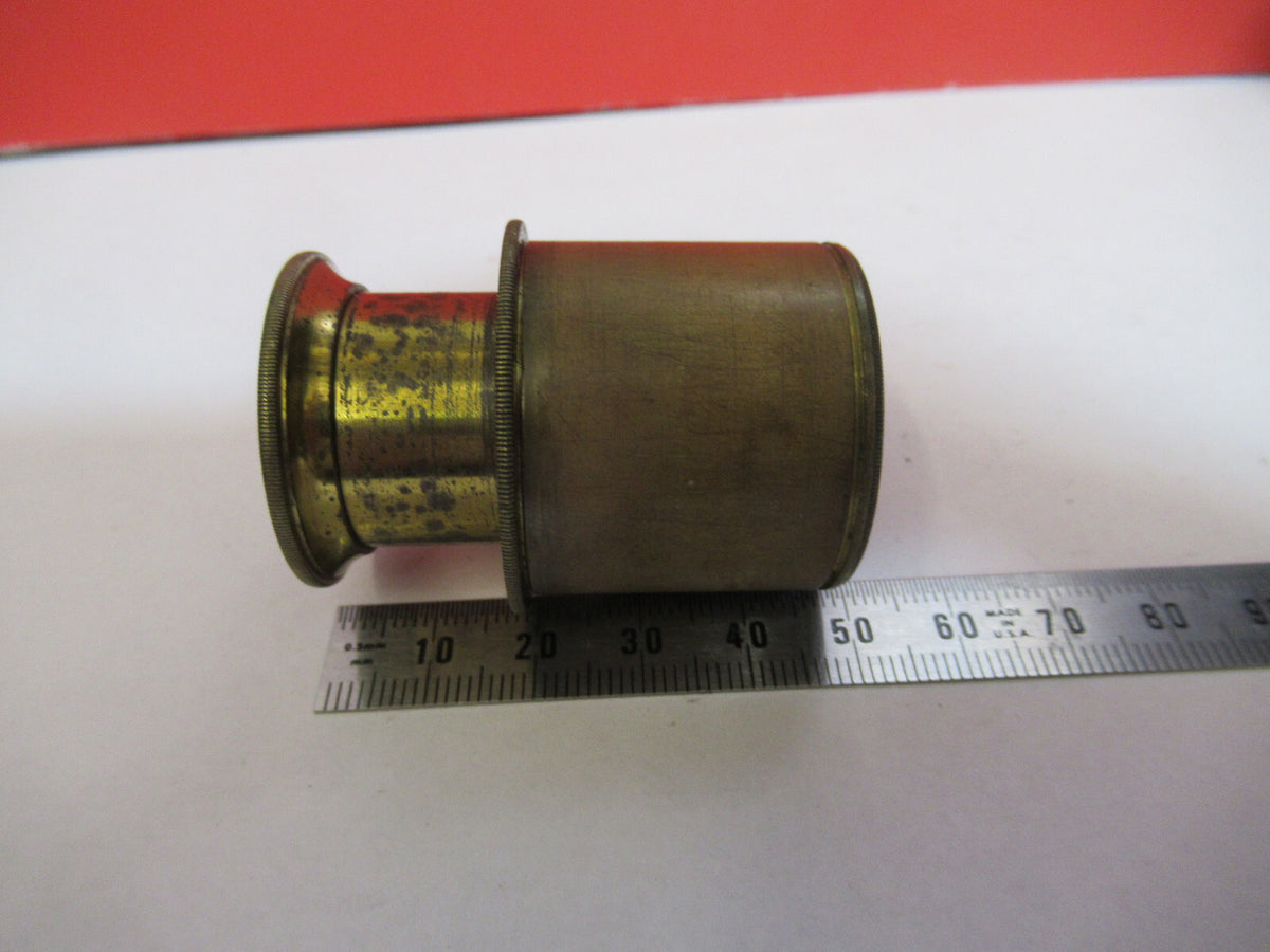 Antique Brass Eyepiece Ocular Lens UK Microscope Part