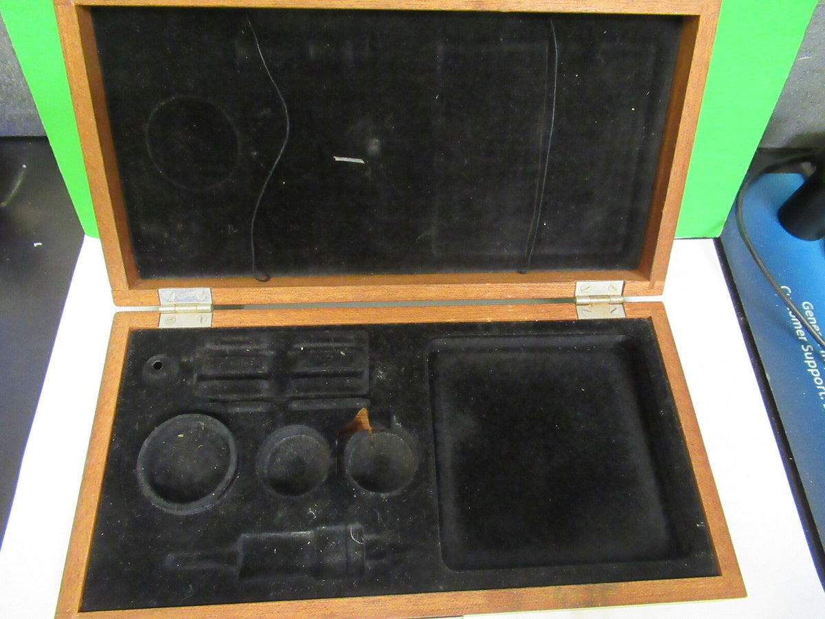 Empty Brüel & Kjær Denmark Mahogany Wood Box Instrument