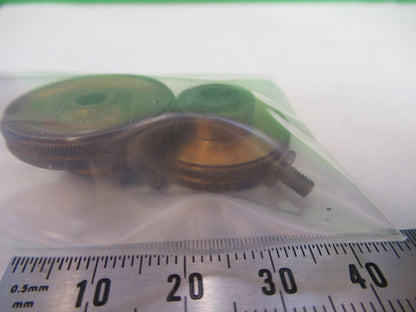 ANTIQUE BAUSCH LOMB MINI KNOBS BRASS MICROSCOPE PART AS PICTURED S1-B-13