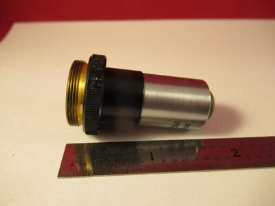 AUSJENA 10X /160 OBJECTIVE DARK PHASE OPTIC MICROSCOPE PART AS PICTURED &1E-B-37