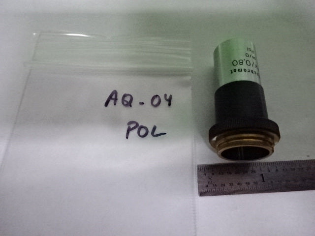 MIKROSKOPTEIL ZEISS DEUTSCHLAND POLMI OBJEKTIV 63X POL OPTICS AS IS #AQ-04