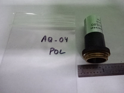 MIKROSKOPTEIL ZEISS DEUTSCHLAND POLMI OBJEKTIV 63X POL OPTICS AS IS #AQ-04