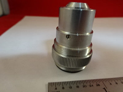 MICROSCOPE PART OBJECTIVE UNKNOWN MAKER OPTICS AS IS #P6-C-12