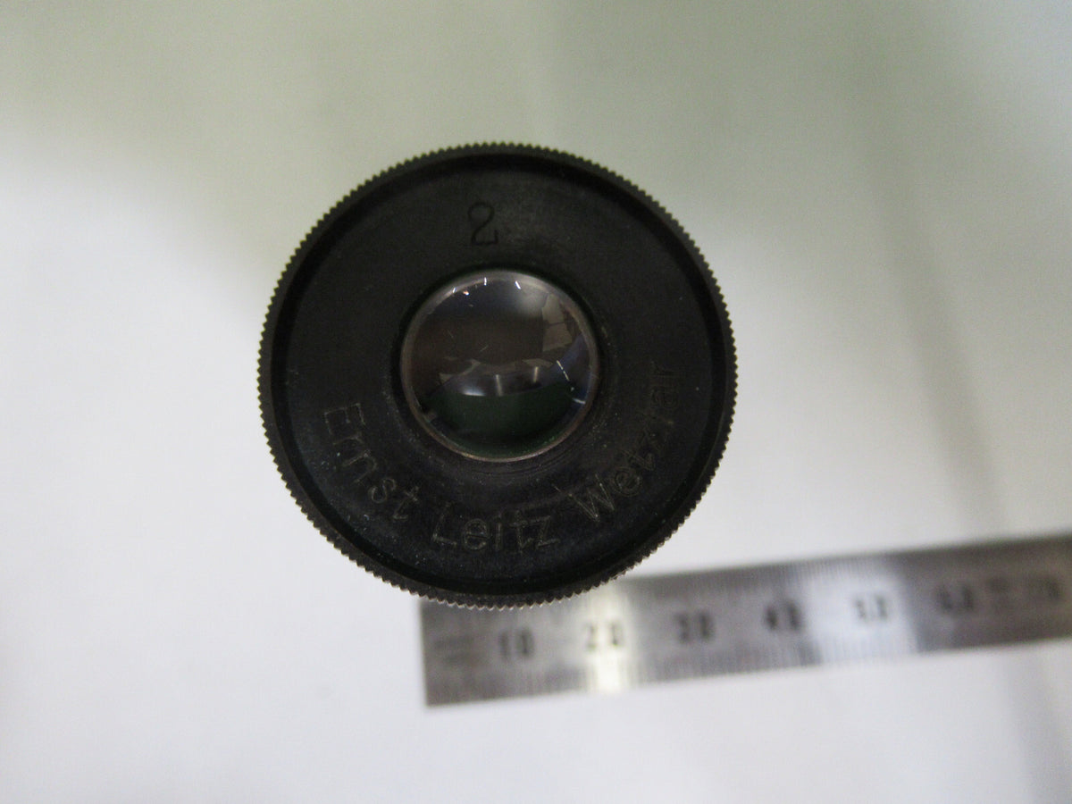 Antique Ernst Leitz "2" Eyepiece Lens Microscope Part