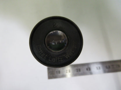 Antique Ernst Leitz "2" Eyepiece Lens Microscope Part