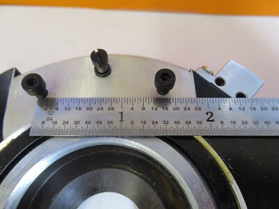 LEITZ WETZLAR POL ROTABLE STAGE TABLE POLARIZATION MICROSCOPE as pic &11-B-19