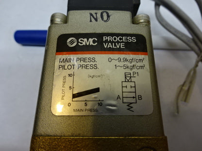 SMC JAPAN PROCESS VALVE SOLENOID VNB AS IS #82