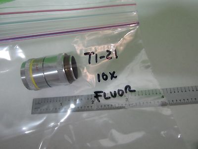 MIKROSKOPTEIL OBJEKTIV LEITZ FLUOTAR 10X INFINITY OPTICS AS IS BIN#T1-21