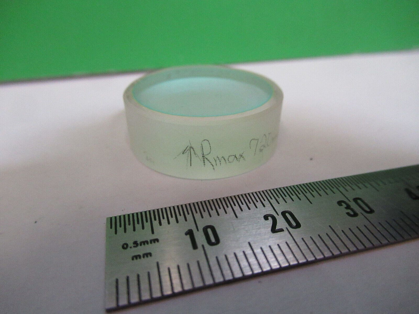 OPTICAL COATED LENS  LASER OPTICS AS PICTURED Q7-A-64