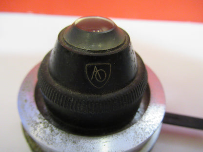 AO SPENCER ANTIQUE CONDENSER + IRIS OPTICS MICROSCOPE PART AS PICTURED T7-A-27