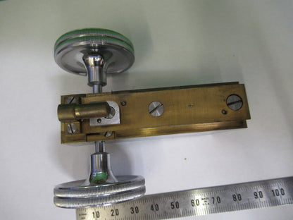 SEIBERT WETZLAR BRASS SET KNOBS MACRO MICROSCOPE PART AS PICTURED U9-A-14