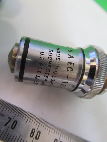 LOT OBJECTIVES BAUSCH LOMB SPENCER MICROSCOPE PART AS PICTURED Q7-B-39