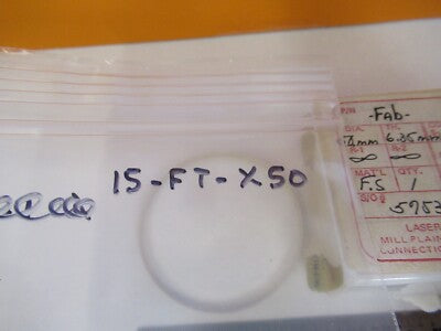 OPTICAL COATED FLAT 2" DIAMETER LASER OPTICS AS PICTURED &15-FT-X50