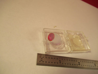 OPTICAL COATED LENS SPECTRA PHYSICS LASER OPTICS AS PICTURED &FT-5-153