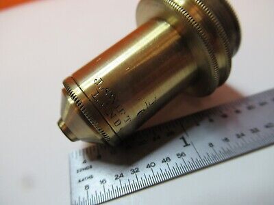 ANTIKES MESSINGOBJEKTIV SWIFT UK 1/6 MIKROSKOPTEIL WIE ABGEBILDET &amp;16-B-25