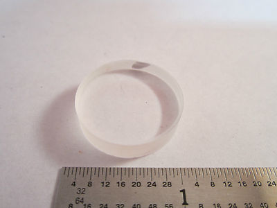 Optical Flat Laser Optics [chipped on edge, but usable]