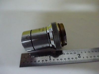 FOR PARTS MICROSCOPE OBJECTIVE BAUSCH LOMB 10X OPTICS AS IS BIN#P7-32