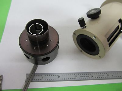 MICROSCOPE PART OLYMPUS JAPAN ILLUMINATOR HOUSING OPTICS AS IS  BIN#P6-05